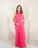 Vestido Ariel de maternidad y lactancia rosa barbie cey