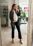 Camisa de maternidad, Vinipiel verde