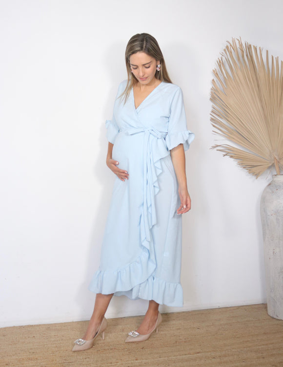 Vestido de maternidad, Ursula azul madrid claro