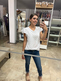 Blusa de lactancia andy puntitos