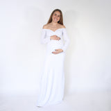 Vestido de maternidad sesión, Ritta blanco M