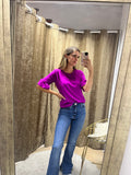 Blusa de lactancia Georgina, mulberry