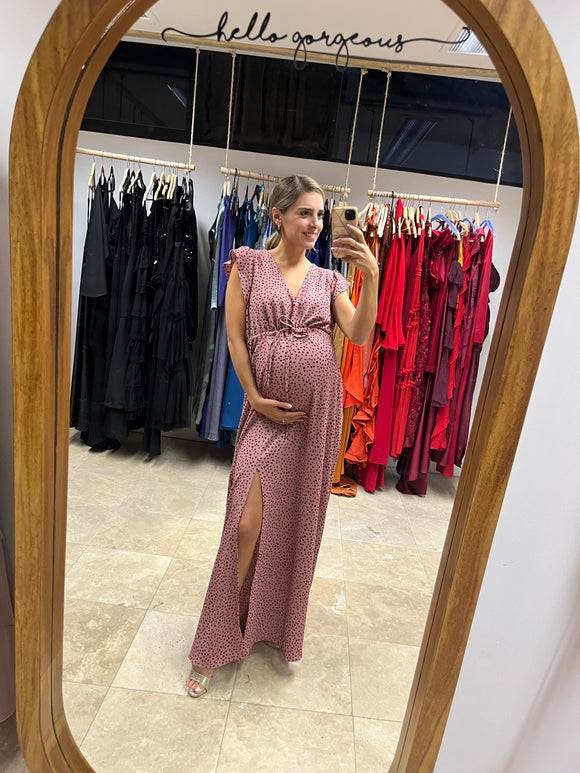 Vestido Bethzy, rosa dalmatas