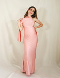 Vestido de maternidad Carola, rosa brilloso CH