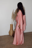 Vestido de maternidad Melissa, rosa brilloso