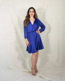 Vestido de lactancia, Zara Azul Rey mangas largas