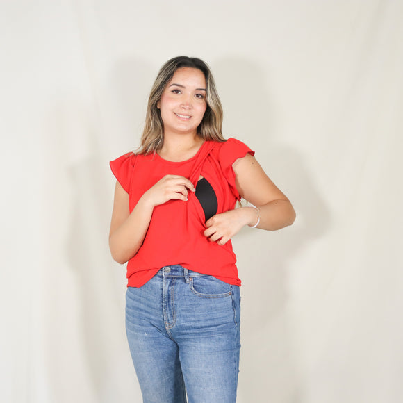 Blusa de lactancia, Andy roja