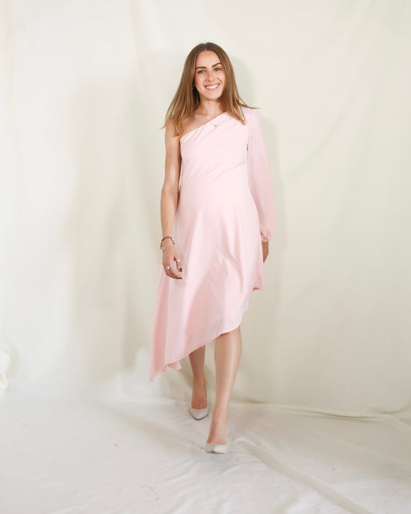 Vestido maternidad Samantha, rosa claro