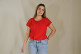 Blusa de lactancia Diana Roja