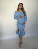 Vestido de maternidad, Alondra azul cielo