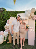 Vestido de maternidad, beige Viridiana