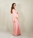 Vestido de maternidad Carola, rosa brilloso CH