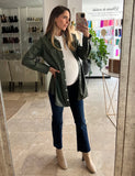 Camisa de maternidad, Vinipiel verde