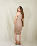 Vestido de maternidad Carola, beige