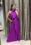Vestido Ariel de maternidad y lactancia color mulberry