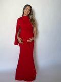 Vestido de maternidad Carola, rojo
