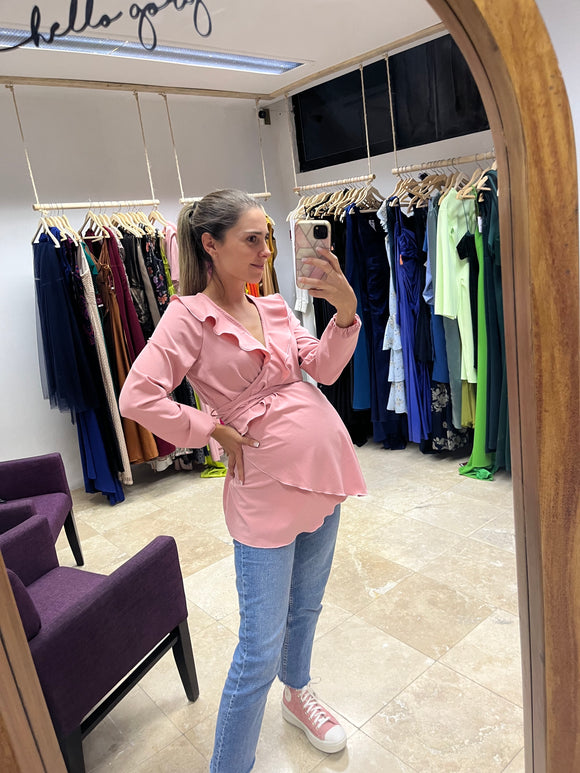Blusa Franchesca rosa