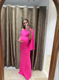 Vestido de maternidad Carola, rosa Barbie