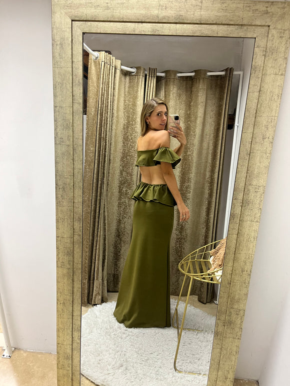 Vestido de maternidad, Tanya verde olivo
