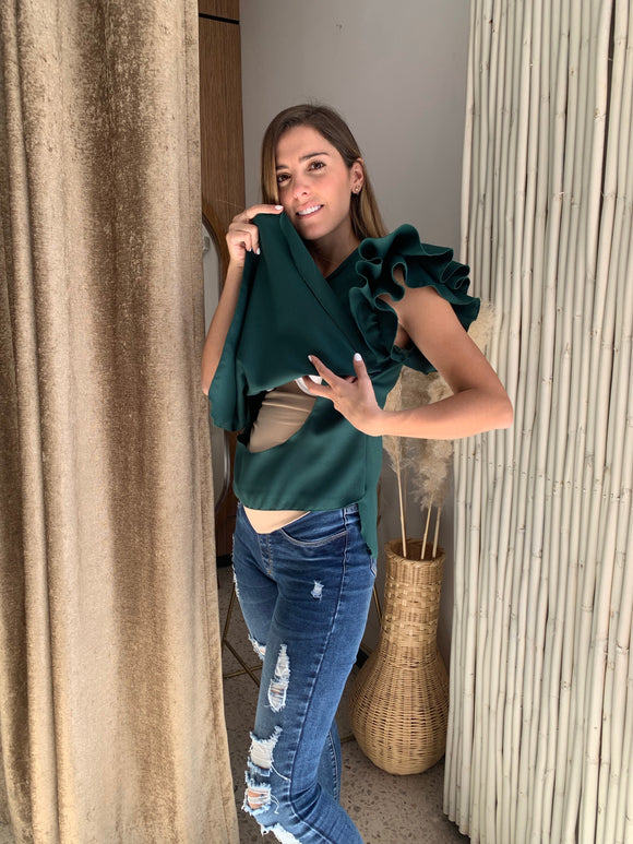 Blusa de lactancia, Ruth verde medellin CH
