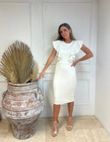 Vestido de lactancia, Marisela Ivory neopreno
