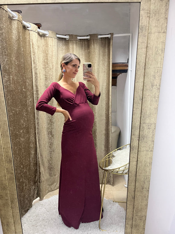Vestido de maternidad sesión, Ritta vino