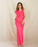Vestido de maternidad Linda, rosa neón Ponti Roma