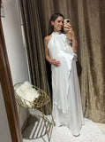 Vestido Ariel de maternidad y lactancia Ivory brilloso