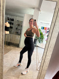 Legging de lactancia y maternidad, sport negro