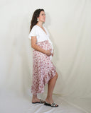 Vestido de Maternidad, Love Carlota florecitas rosa pastel CH