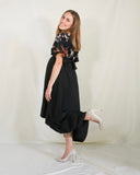 Vestido maternidad, Love/Carlota pajaritos negro