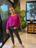 Blusa de lactancia Daniela, mulberry