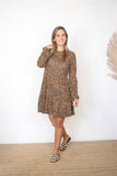 Vestido maternidad y lactancia, Lourdes leopardo caliente