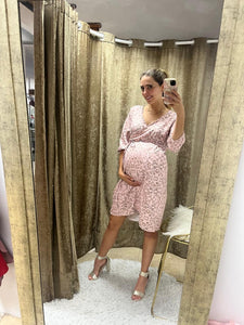 Vestido de Maternidad, Natalia leopardo rosa