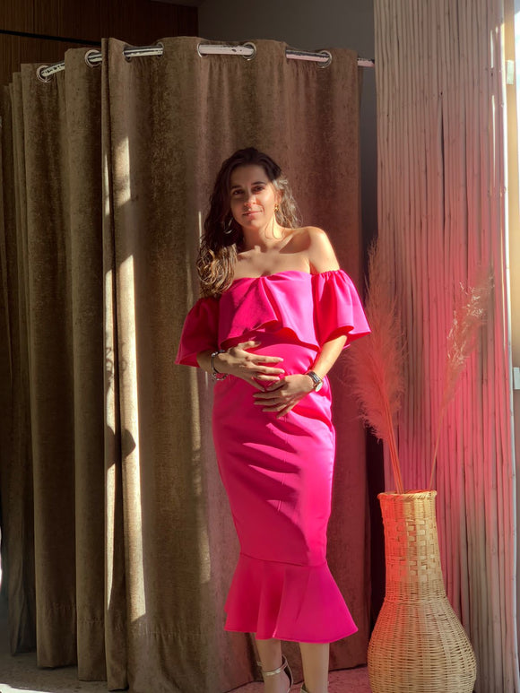 Vestido de maternidad loredana rosa Barbie
