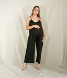 Jumpsuit de maternidad, algodón negro CH