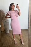 Vestido de lactancia, Marisela rosa neopreno