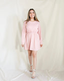 Vestido de lactancia y maternidad, Hanna rosa textura