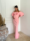 Vestido de maternidad, Alejandra rosa claro