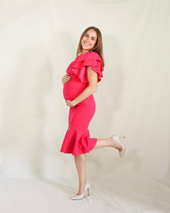 Vestido de maternidad, Aurelia rosa barbie