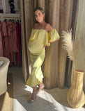 Vestido de maternidad, Loredana amarillo