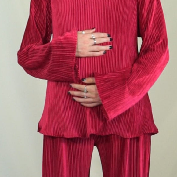 Tela rojo terciopelo