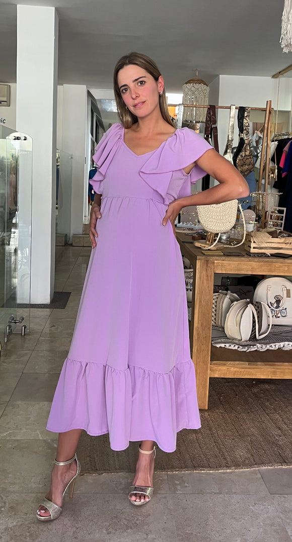 Vestido de Maternidad, Cristina lila
