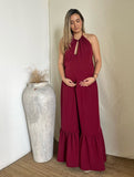 Vestido de maternidad Elisa, vino