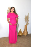 Vestido de maternidad, Anastacia rosa barbie
