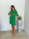 Vestido de lactancia, Romina verde vivo M