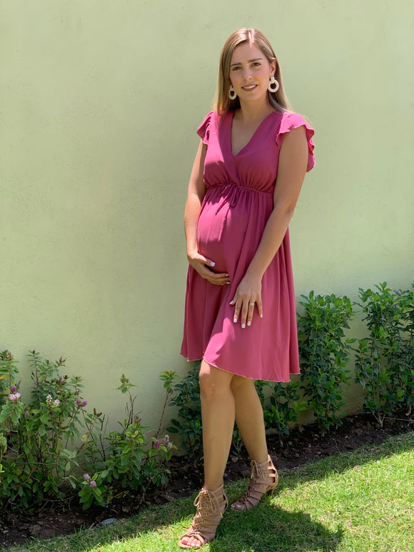 Vestido de maternidad, Sofia Rosa quemado M y G