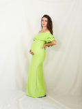 Vestido de maternidad, Alejandra verde limon