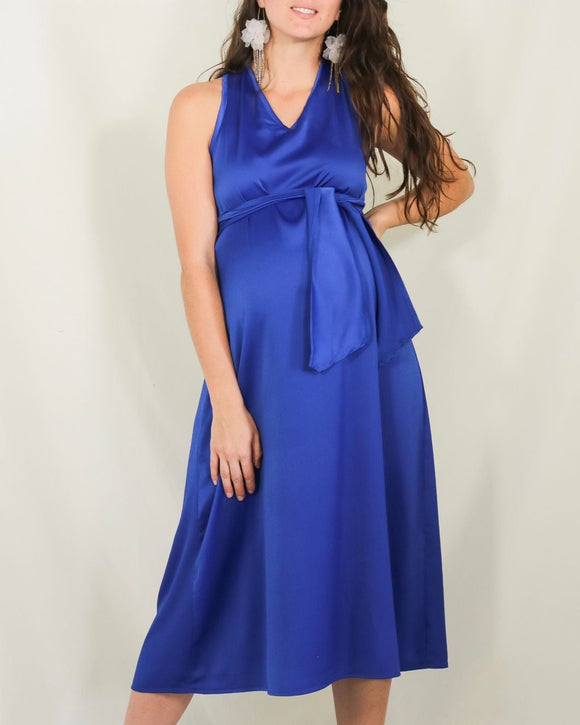 Vestido de maternidad, Dinora azul rey