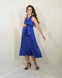 Vestido de maternidad, Dinora azul rey